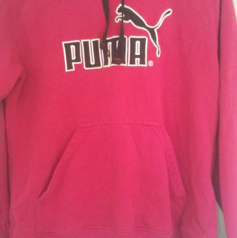 Puma pinkish red hoodie